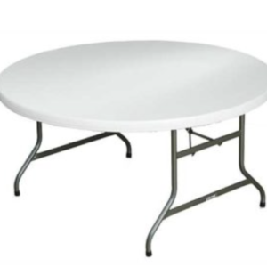 60" round party table for rent